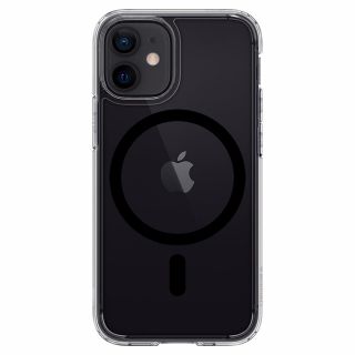 Spigen Ultra Hybrid MagSafe iPhone 12 / 12 Pro ütésálló tok - fekete