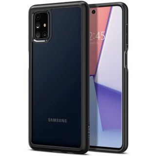 Spigen Ultra Hybrid Samsung Galaxy M51 ütésálló hátlap tok - fekete