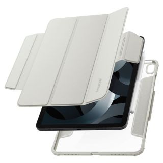 Spigen AirSkin Pro iPad Air 6 11” (2024) ütésálló kinyitható tok - szürke