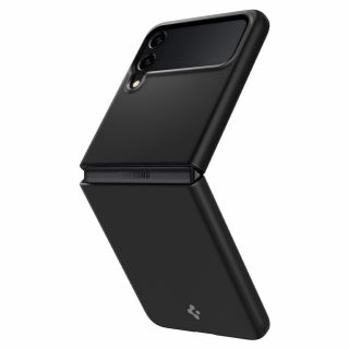 Spigen AirSkin Samsung Galaxy Z Flip 3 hátlap tok - fekete
