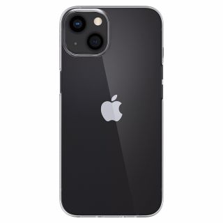 Spigen AirSkin iPhone 13 ütésálló szilikon hátlap tok - átlátszó