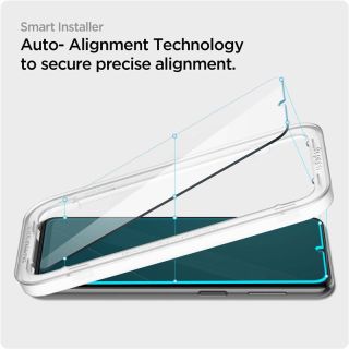 Spigen AlignMaster Glas.TR Samsung Galaxy A13 kijelzővédő üvegfólia felhelyező kerettel - 2db