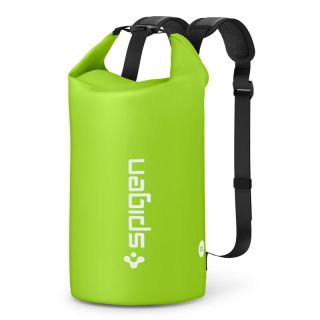 Spigen A631 univerzális vízálló táska (30 liter) - zöld