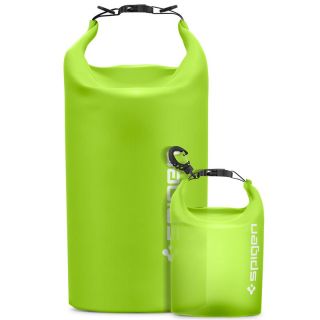 Spigen Aqua Shield A630 univerzális vízálló táska (2db) - 20l + 2l - zöld