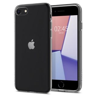Spigen Crystal Flex iPhone SE (2022/2020) / 8 / 7 szilikon hátlap tok - átlátszó