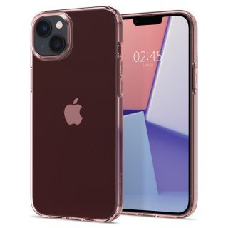 Spigen Crystal Flex iPhone 14 szilikon hátlap tok - rózsaszín