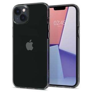 Spigen Crystal Flex iPhone 14 Plus szilikon hátlap tok - szürke