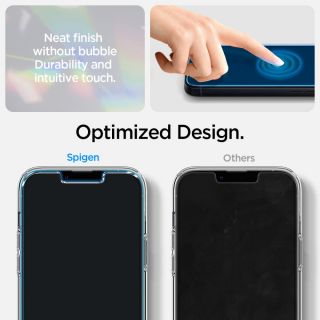 Spigen Crystal Pack iPhone 14 Plus ütésálló szilikon hátlap tok kijelzővédő üvegfóliával - átlátszó