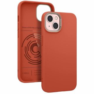 Spigen Cyrill Color Brick iPhone 13 ütésálló szilikon hátlap tok - piros
