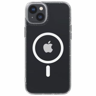 Spigen Cyrill Shine MagSafe iPhone 14 Plus ütésálló kemény hátlap tok + kijelzővédő üvegfóliával - 2db  - átlátszó