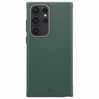Spigen Cyrill Ultra Color Samsung Galaxy S23 Ultra szilikon hátlap tok - zöld