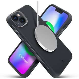 Spigen Cyrill Ultra Color MagSafe iPhone 14 Plus szilikon hátlap tok - szürke