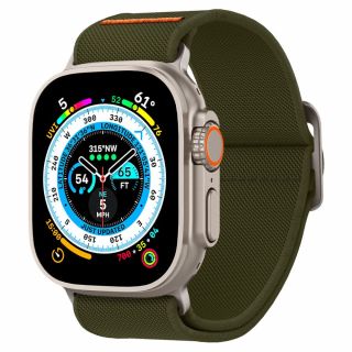 Spigen Fit Lite Ultra Apple Watch Ultra 49mm szövet szíj -  zöld
