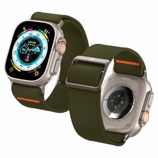 Spigen Fit Lite Ultra Apple Watch Ultra 49mm szövet szíj -  zöld