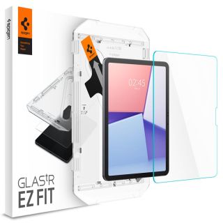 Spigen Glas.tR EZ Fit iPad Air 11" (2024) kijelzővédő üveg felhelyező applikátorral