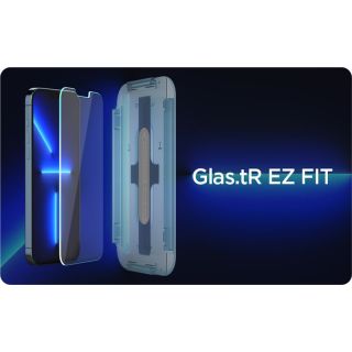 Spigen Glas.tR EZ Fit iPhone 14 Plus / 13 Pro Max kijelzővédő üveg felhelyező applikátorral