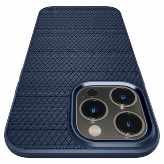 Spigen Liquid Air iPhone 14 Pro szilikon hátlap tok - kék