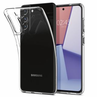 Spigen Liquid Crystal Samsung Galaxy S21 FE szilikon tok - átlátszó