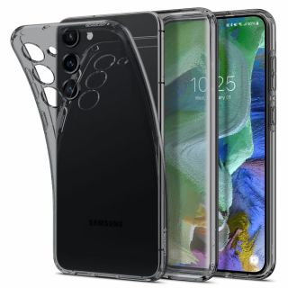 Spigen Liquid Crystal Samsung Galaxy S23+ Plus szilikon hátlap tok - szürke átlátszó