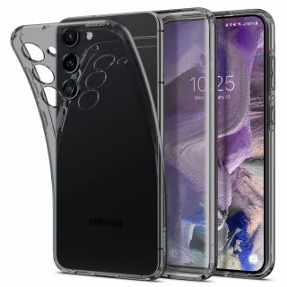 Spigen Liquid Crystal Samsung Galaxy S23 szilikon hátlap tok - szürke átlátszó