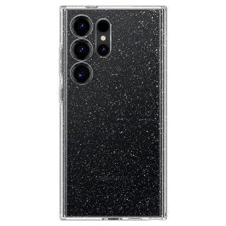 Spigen Liquid Crystal Glitter Samsung Galaxy S24 Ultra szilikon hátlap tok - átlátszó