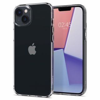 Spigen Liquid Crystal iPhone 14 szilikon hátlap tok - átlátszó