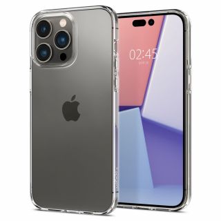 Spigen Liquid Crystal iPhone 14 Pro Max szilikon hátlap tok - átlátszó