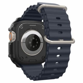 Spigen Rugged Armor Apple Watch Ultra 49mm ütésálló tok - fekete