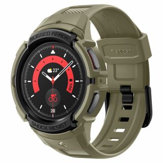 Spigen Rugged Armor Pro Samsung Galaxy Watch 5 Pro (45mm) tok és szíj - keki
