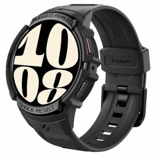 Spigen Rugged Armor Pro Samsung Galaxy Watch 6 40mm tok és szíj - fekete