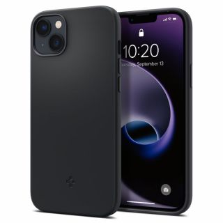 Spigen Silicone Fit MagSafe iPhone 14 Plus szilikon hátlap tok - fekete