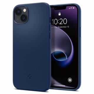 Spigen Silicone Fit MagSafe iPhone 14 Plus szilikon hátlap tok - kék