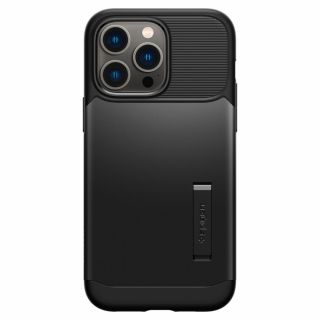 Spigen Slim Armor iPhone 14 Pro ütésálló kemény hátlap tok - fekete