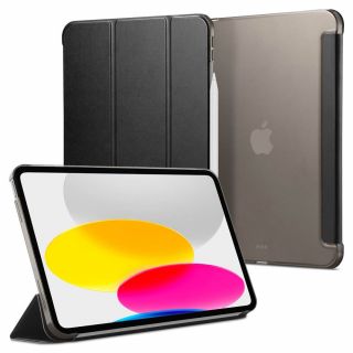 Spigen Smart Fold iPad 10,9" (2022) kinyitható kemény tok - fekete