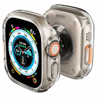 Spigen Thin Fit Apple Watch Ultra 49mm tok - átlátszó
