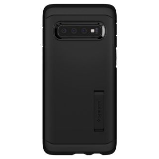 Spigen Tough Armor Samsung Galaxy S10 ütésálló hátlap tok - fekete