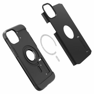 Spigen Tough Armor MagSafe iPhone 14 ütésálló hátlap tok - fekete