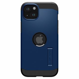 Spigen Tough Armor Mag MagSafe iPhone 15 ütésálló hátlap tok - kék
