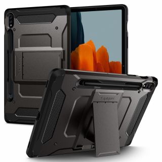 Spigen Tough Armor Pro Samsung Galaxy Tab S7 11.0 T870/T875 ütésálló hátlap tok - gunmetal