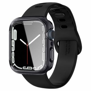 Spigen Ultra Hybrid Apple Watch 45mm tok - átlátszó/fekete
