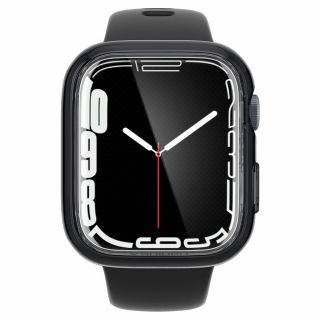 Spigen Ultra Hybrid Apple Watch 45mm tok - átlátszó/fekete