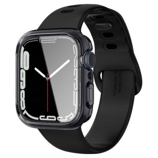 Spigen Ultra Hybrid Apple Watch 41mm szilikon tok - szürke