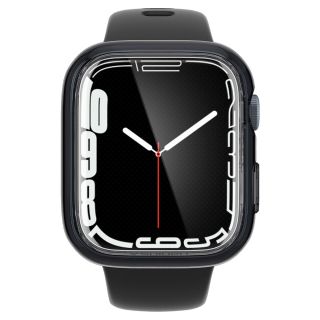Spigen Ultra Hybrid Apple Watch 45mm szilikon tok - szürke