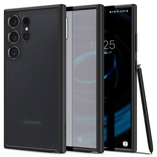 Spigen Ultra Hybrid Samsung Galaxy S24 Ultra kemény hátlap tok - átlátszó/ fekete