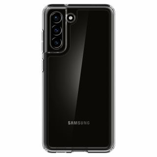 Spigen Ultra Hybrid Samsung Galaxy S21 FE ütésálló hátlap tok - átlátszó