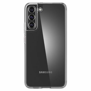 Spigen Ultra Hybrid Samsung Galaxy S22 ütésálló hátlap tok - átlátszó