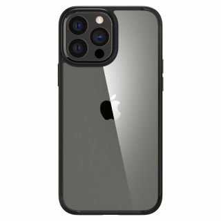 Spigen Ultra Hybrid iPhone 13 Pro Max ütésálló szilikon hátlap tok - fekete
