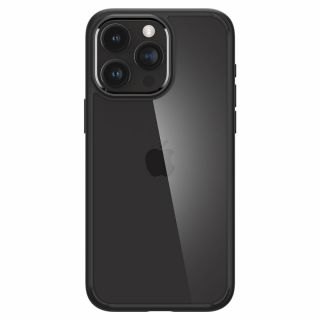 Spigen Ultra Hybrid iPhone 15 Pro ütésálló szilikon hátlap tok - átlátszó/fekete