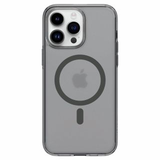 Spigen Ultra Hybrid MagSafe iPhone 14 Pro ütésálló szilikon hátlap tok - átlátszó/fekete