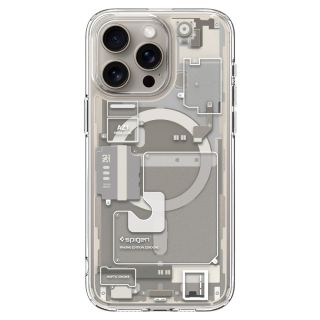 Spigen Ultra Hybrid MagSafe iPhone 15 Pro Max ütésálló hátlap tok - titán zero